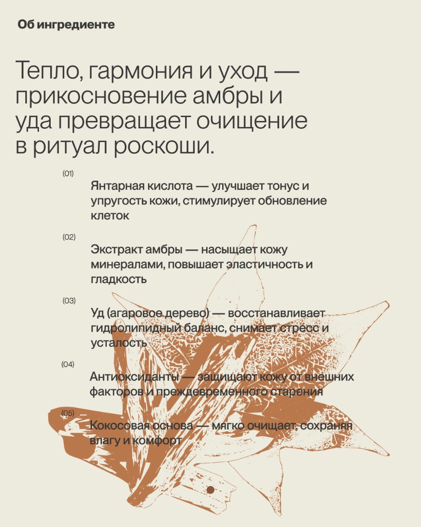 Гель для душа AMBER-OUDH 3